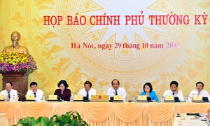 Họp báo Chính phủ thường kỳ tháng 10-2016